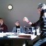 Dr. Pat teachng class.